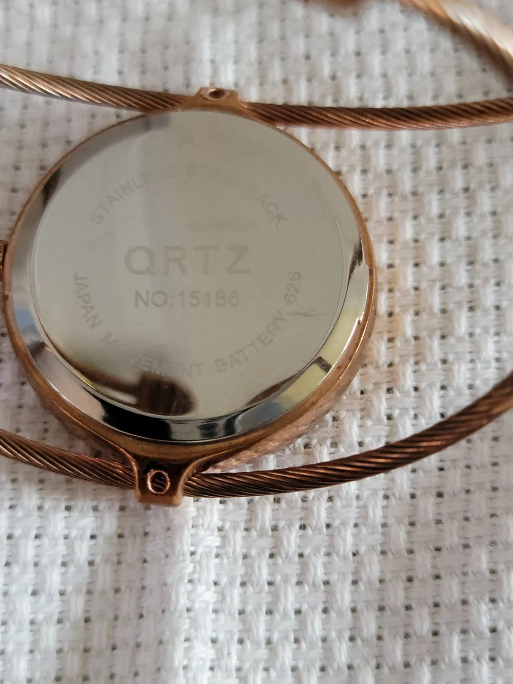 Women's Copper Tone Bangle Watch - Unbranded